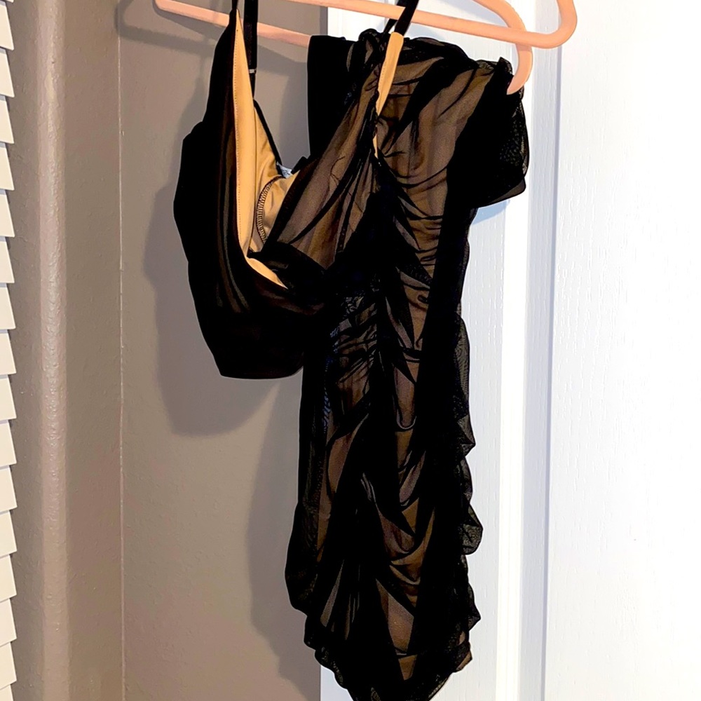 Fashion Nova 2 Piece Rouched Skirt Ser